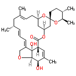 InChI=1/C31H44O7/c1-18-7-6-8-23-17-35-28-27(32)21(4)14-26(31(23,28)34)29(33)36-25-15-24(10-9-19(2)13-18)38-30(16-25)12-11-20(3)22(5)37-30/h6-9,14,18,20,22,24-28,32,34H,10-13,15-17H2,1-5H3/b7-6+,19-9+,23-8+/t18-,20-,22+,24+,25-,26-,27+,28+,30-,31+/m0/s1