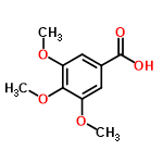 InChI=1/C10H12O5/c1-13-7-4-6(10(11)12)5-8(14-2)9(7)15-3/h4-5H,1-3H3,(H,11,12)