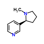 InChI=1/C10H14N2/c1-12-7-3-5-10(12)9-4-2-6-11-8-9/h2,4,6,8,10H,3,5,7H2,1H3/t10-/m0/s1