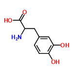 InChI=1/C9H11NO4/c10-6(9(13)14)3-5-1-2-7(11)8(12)4-5/h1-2,4,6,11-12H,3,10H2,(H,13,14)