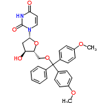 InChI=1/C30H30N2O7/c1-36-23-12-8-21(9-13-23)30(20-6-4-3-5-7-20,22-10-14-24(37-2)15-11-22)38-19-26-25(33)18-28(39-26)32-17-16-27(34)31-29(32)35/h3-17,25-26,28,33H,18-19H2,1-2H3,(H,31,34,35)/t25-,26+,28+/m0/s1