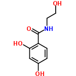 InChI=1/C9H11NO4/c11-4-3-10-9(14)7-2-1-6(12)5-8(7)13/h1-2,5,11-13H,3-4H2,(H,10,14)