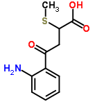 InChI=1/C11H13NO3S/c1-16-10(11(14)15)6-9(13)7-4-2-3-5-8(7)12/h2-5,10H,6,12H2,1H3,(H,14,15)