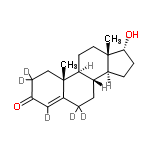 InChI=1/C19H28O2/c1-18-9-7-13(20)11-12(18)3-4-14-15-5-6-17(21)19(15,2)10-8-16(14)18/h11,14-17,21H,3-10H2,1-2H3/t14-,15-,16-,17+,18-,19-/m0/s1/i3D2,7D2,11D