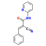 InChI=1/C15H11N3O/c16-11-13(10-12-6-2-1-3-7-12)15(19)18-14-8-4-5-9-17-14/h1-10H,(H,17,18,19)/b13-10+