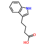 InChI=1/C12H13NO2/c14-12(15)7-3-4-9-8-13-11-6-2-1-5-10(9)11/h1-2,5-6,8,13H,3-4,7H2,(H,14,15)