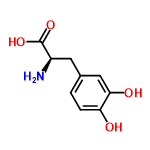 InChI=1/C9H11NO4/c10-6(9(13)14)3-5-1-2-7(11)8(12)4-5/h1-2,4,6,11-12H,3,10H2,(H,13,14)/t6-/m1/s1