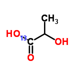 InChI=1/C3H6O3/c1-2(4)3(5)6/h2,4H,1H3,(H,5,6)/i3+1