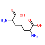 InChI=1/C7H14N2O4/c8-4(6(10)11)2-1-3-5(9)7(12)13/h4-5H,1-3,8-9H2,(H,10,11)(H,12,13)