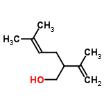 InChI=1/C10H18O/c1-8(2)5-6-10(7-11)9(3)4/h5,10-11H,3,6-7H2,1-2,4H3