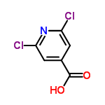 InChI=1/C6H3Cl2NO2/c7-4-1-3(6(10)11)2-5(8)9-4/h1-2H,(H,10,11)