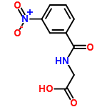 InChI=1/C9H8N2O5/c12-8(13)5-10-9(14)6-2-1-3-7(4-6)11(15)16/h1-4H,5H2,(H,10,14)(H,12,13)