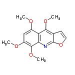 InChI=1/C15H15NO5/c1-17-9-7-10(18-2)14(20-4)12-11(9)13(19-3)8-5-6-21-15(8)16-12/h5-7H,1-4H3