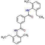 InChI=1/C26H28N2O2/c1-5-19-12-7-10-17(3)23(19)27-25(29)21-14-9-15-22(16-21)26(30)28-24-18(4)11-8-13-20(24)6-2/h7-16H,5-6H2,1-4H3,(H,27,29)(H,28,30)