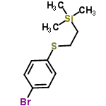InChI=1/C11H17BrSSi/c1-14(2,3)9-8-13-11-6-4-10(12)5-7-11/h4-7H,8-9H2,1-3H3