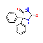 InChI=1/C15H12N2O2/c18-13-15(17-14(19)16-13,11-7-3-1-4-8-11)12-9-5-2-6-10-12/h1-10H,(H2,16,17,18,19)/i16+1,17+1