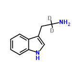 InChI=1/C10H12N2/c11-6-5-8-7-12-10-4-2-1-3-9(8)10/h1-4,7,12H,5-6,11H2/i6D2