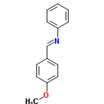 InChI=1/C14H13NO/c1-16-14-9-7-12(8-10-14)11-15-13-5-3-2-4-6-13/h2-11H,1H3/b15-11+