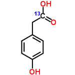 InChI=1/C8H8O3/c9-7-3-1-6(2-4-7)5-8(10)11/h1-4,9H,5H2,(H,10,11)/i8+1