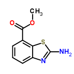 InChI=1/C9H8N2O2S/c1-13-8(12)5-3-2-4-6-7(5)14-9(10)11-6/h2-4H,1H3,(H2,10,11)