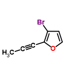 InChI=1/C7H5BrO/c1-2-3-7-6(8)4-5-9-7/h4-5H,1H3