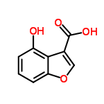 InChI=1/C9H6O4/c10-6-2-1-3-7-8(6)5(4-13-7)9(11)12/h1-4,10H,(H,11,12)