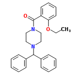 InChI=1/C26H28N2O2/c1-2-30-24-16-10-9-15-23(24)26(29)28-19-17-27(18-20-28)25(21-11-5-3-6-12-21)22-13-7-4-8-14-22/h3-16,25H,2,17-20H2,1H3