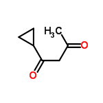 InChI=1/C7H10O2/c1-5(8)4-7(9)6-2-3-6/h6H,2-4H2,1H3