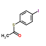 InChI=1/C8H7IOS/c1-6(10)11-8-4-2-7(9)3-5-8/h2-5H,1H3