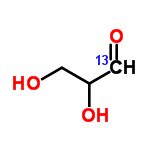 InChI=1/C3H6O3/c4-1-3(6)2-5/h1,3,5-6H,2H2/i1+1