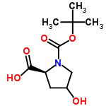 InChI=1/C10H17NO5/c1-10(2,3)16-9(15)11-5-6(12)4-7(11)8(13)14/h6-7,12H,4-5H2,1-3H3,(H,13,14)/t6?,7-/m0/s1