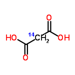 InChI=1/C3H4O4/c4-2(5)1-3(6)7/h1H2,(H,4,5)(H,6,7)/i1+2