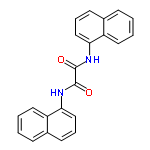 InChI=1/C22H16N2O2/c25-21(23-19-13-5-9-15-7-1-3-11-17(15)19)22(26)24-20-14-6-10-16-8-2-4-12-18(16)20/h1-14H,(H,23,25)(H,24,26)