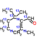 InChI=1/C10H16O/c1-8-5-4-6-10(2,3)9(8)7-11/h7H,4-6H2,1-3H3/i1+1,2+1,3+1,4+1,5+1,6+1,7+1,8+1,9+1,10+1