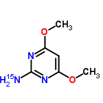 InChI=1/C6H9N3O2/c1-10-4-3-5(11-2)9-6(7)8-4/h3H,1-2H3,(H2,7,8,9)/i7+1