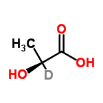 InChI=1/C3H6O3/c1-2(4)3(5)6/h2,4H,1H3,(H,5,6)/t2-/m0/s1/i2D