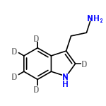 InChI=1/C10H12N2/c11-6-5-8-7-12-10-4-2-1-3-9(8)10/h1-4,7,12H,5-6,11H2/i1D,2D,3D,4D,7D