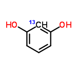 InChI=1/C6H6O2/c7-5-2-1-3-6(8)4-5/h1-4,7-8H/i4+1