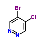 InChI=1/C4H2BrClN2/c5-3-1-7-8-2-4(3)6/h1-2H