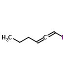 InChI=1/C6H9I/c1-2-3-4-5-6-7/h4,6H,2-3H2,1H3