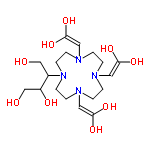 InChI=1/C18H34N4O9/c23-12-14(15(25)13-24)22-7-5-20(10-17(28)29)3-1-19(9-16(26)27)2-4-21(6-8-22)11-18(30)31/h9-11,14-15,23-31H,1-8,12-13H2