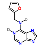 InChI=1/C10H9N5O/c1-2-7(16-3-1)4-11-9-8-10(13-5-12-8)15-6-14-9/h1-3,5-6H,4H2,(H2,11,12,13,14,15)/i/hD2