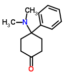 InChI=1/C14H19NO/c1-15(2)14(10-8-13(16)9-11-14)12-6-4-3-5-7-12/h3-7H,8-11H2,1-2H3