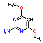 InChI=1/C6H9N3O2/c1-10-4-3-5(11-2)9-6(7)8-4/h3H,1-2H3,(H2,7,8,9)/i3+2