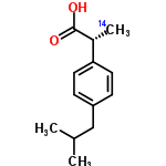 InChI=1/C13H18O2/c1-9(2)8-11-4-6-12(7-5-11)10(3)13(14)15/h4-7,9-10H,8H2,1-3H3,(H,14,15)/t10-/m1/s1/i3+2