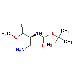 InChI=1/C9H18N2O4/c1-9(2,3)15-8(13)11-6(5-10)7(12)14-4/h6H,5,10H2,1-4H3,(H,11,13)/t6-/m0/s1