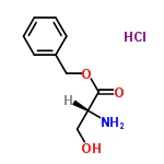 InChI=1/C10H13NO3.ClH/c11-9(6-12)10(13)14-7-8-4-2-1-3-5-8;/h1-5,9,12H,6-7,11H2;1H/t9-;/m1./s1