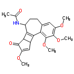 InChI=1/C22H25NO6/c1-10(24)23-13-7-6-11-8-15(27-3)21(28-4)22(29-5)16(11)17-12-9-14(26-2)20(25)18(12)19(13)17/h8-9,12-13,18H,6-7H2,1-5H3,(H,23,24)